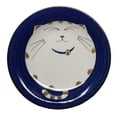 thumbnail image 2 of JapanBargain 2560x4 Juego de 4 platos redondos japoneses de porcelana para aperitivos, postres, pasteles, aperitivos, Maneki Neko, patrón de gato de la suerte sonriente para los amantes de los gatos,, 2 of 5