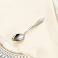 thumbnail image 6 of ZHaobin 6 Pieces Teaspoons Silver Gold Dishwasher Safe 304 Stainless Steel 5.5in Teaspoon for Dessert Espresso Coffee Spoon (Gold), 6 of 7