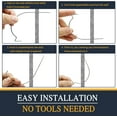 thumbnail image 4 of Picture Hanger Super Hook 20PCS, gancho de Hércules de acero de alta calidad, utilizado para pared de yeso, pared de madera, pared de yeso, puede colgar fotos, arte, reloj, espejo., 4 of 4