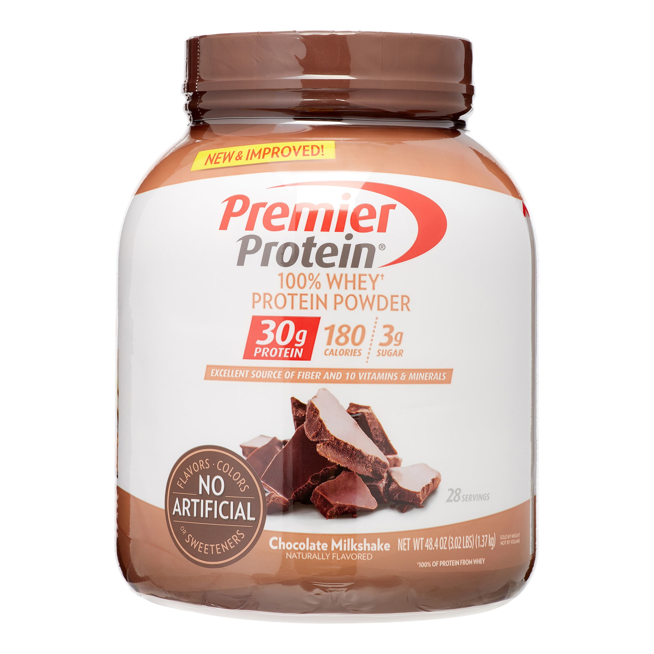 Premier Protein 100% Whey Protein, Chocolate Milkshake, 3 Lb - Walmart.com