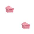 thumbnail image 3 of Bewildely Cojín en miniatura - Aplicación Sofá Sofá Sillón en miniatura portátil de poliéster - Aplicación Franja de cuadros individuales franja 2piezas, 3 of 4