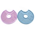 thumbnail image 1 of 2pcs Silicone Makeup Brush Cleaning Mat Cosmetic Brush Mat (Blue, Purple), 1 of 7