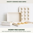 thumbnail image 2 of GreenPan 5-Piece Nonstick Bakeware Set, Cream, 2 of 7