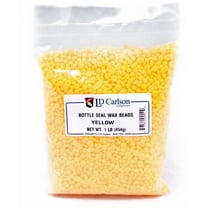 Bottle Seal Wax Beads, Yellow, 1 Lb