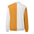 thumbnail image 5 of Unir Two-Tone Full Zip Athletic Jacket for Women, Stand Collar Long Sleeve, Casual Everyday Sporty Outerwear, 1 Piece, XS-6XL, Plus Size Friendly, 5 of 5
