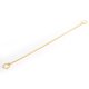 thumbnail image 2 of GLOGLOW 3 tama?os Cadena de Serpiente de Metal Dorado/Negro, Collar Trenzado Collares de Gargantilla de Entrenamiento de Perro Mascota para Perros peque?os medianos y Grandes(3mm*40cm-Oro) Amonsee No, 2 of 6