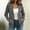 Gray women long sleeve cardigan a1, variant on BRELIL Women's Long Sleeve Cardigan Open Front Ribbed Knit Casual Fall Winter Cozy Sweater Outfit, Orange L