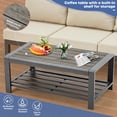 thumbnail image 4 of Suvivityse 5-Piece Aluminum Patio Furniture Sets for Stylish Relaxation, Outdoor Sectional Featuring Modern Design with Yarn-dyed fabric Cushion and Coffee Table for Balcony, Garden, Poolside, 4 of 7