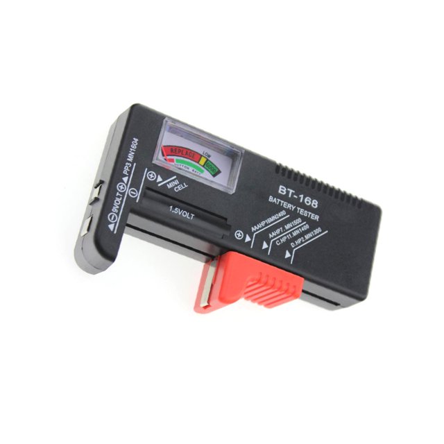 Injueey Probador de universal BT-168 AA / AAA / C / D / 9V / 1.5V Probador de voltaje de de botón Electrodomésticos Injueey HA019822-00