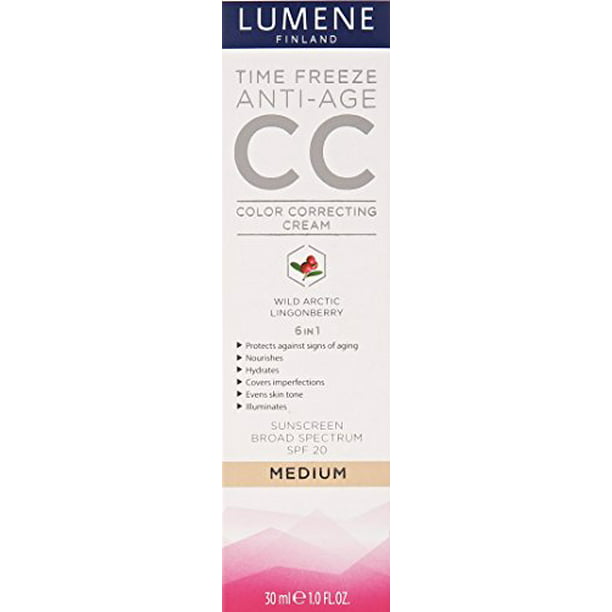 Lumene Time CC Cream, Medium, Fluid Ounce - Walmart.com