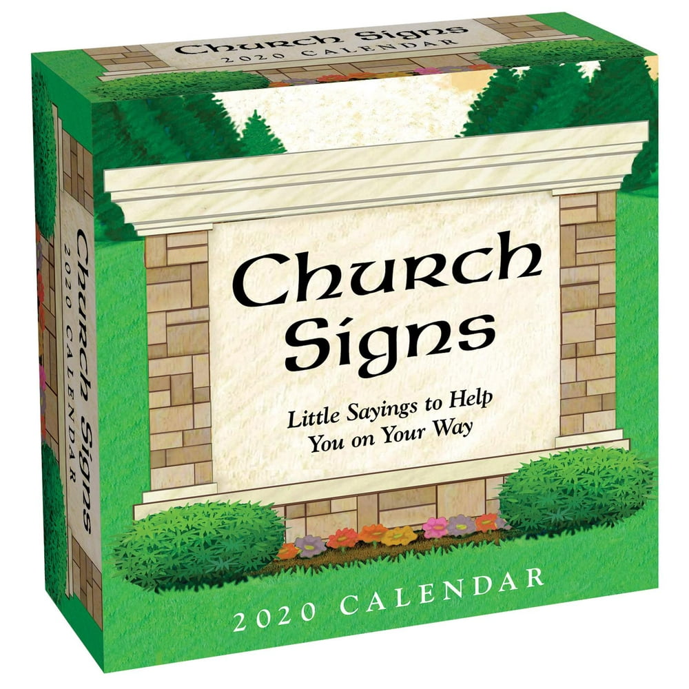 Church Signs 2020 DayToDay Calendar (Other)