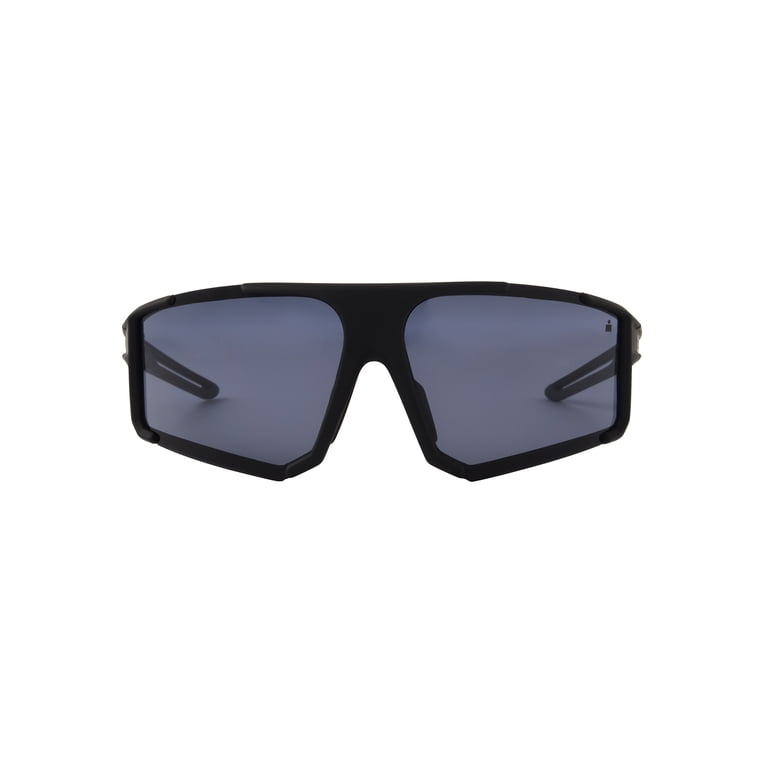 Ironman Men's Wrap Sport Sunglasses, Black photo 1