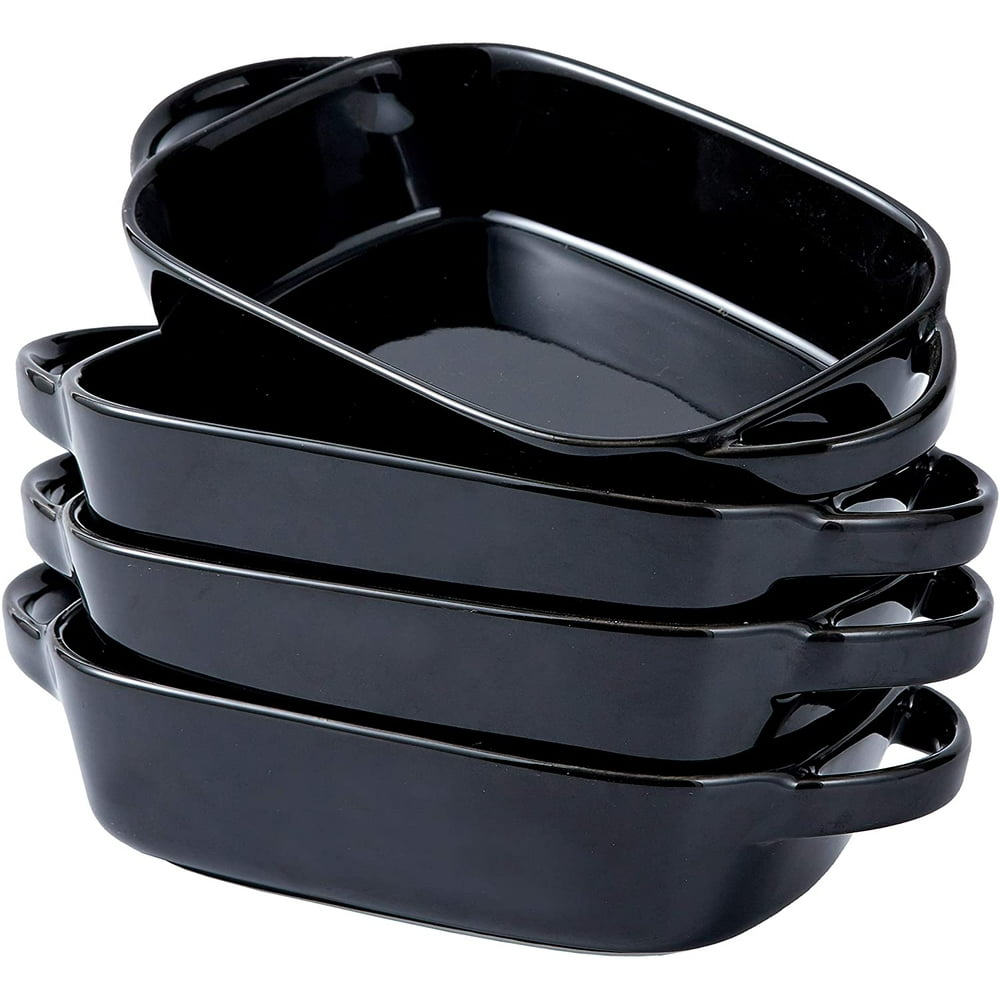 Bruntmor Set Of 4 Ceramic 9x5 Baking Dish Oven Safe Roasting Lasagna