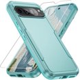 thumbnail image 1 of KOMI for Pixel 9 Pro XL Case,Google Pixel 9 Pro XL Case,with Screen Protector,[Military Grade Drop Tested] Heavy-Duty Tough Rugged Shockproof Protective Case for Google Pixel 9 Pro XL, Green, 1 of 5