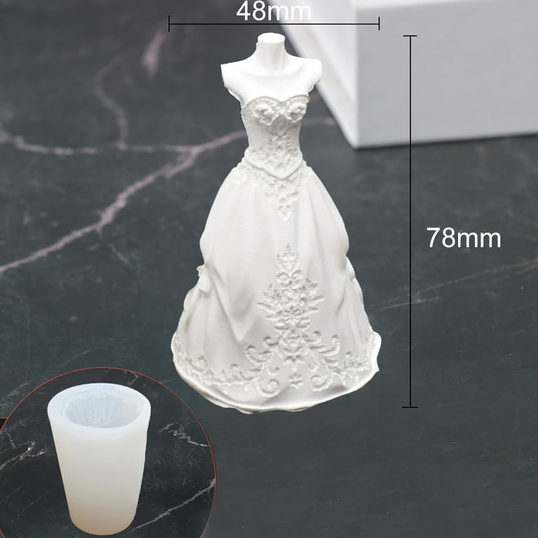DIY Candles Mould 3D Soy Candle Silicone Molds Candle Making Supplies  Silicone Mold Handmade Soap Ornament Mold for DIY Crafts Making Handicrafts
