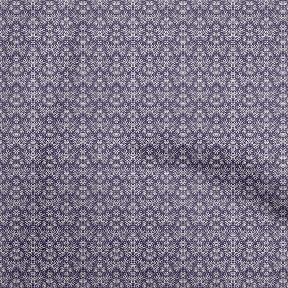 oneOone Cotton Silk Purple Fabric Texture Craft Projects Decor Fabric Printed By The Yard 42 Inch Wide