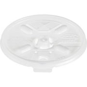 DART Liftn'Lock Lids 10-14oz Cups Translucent 100/Sleeve 10 Sleeves/Carton 12FTLS