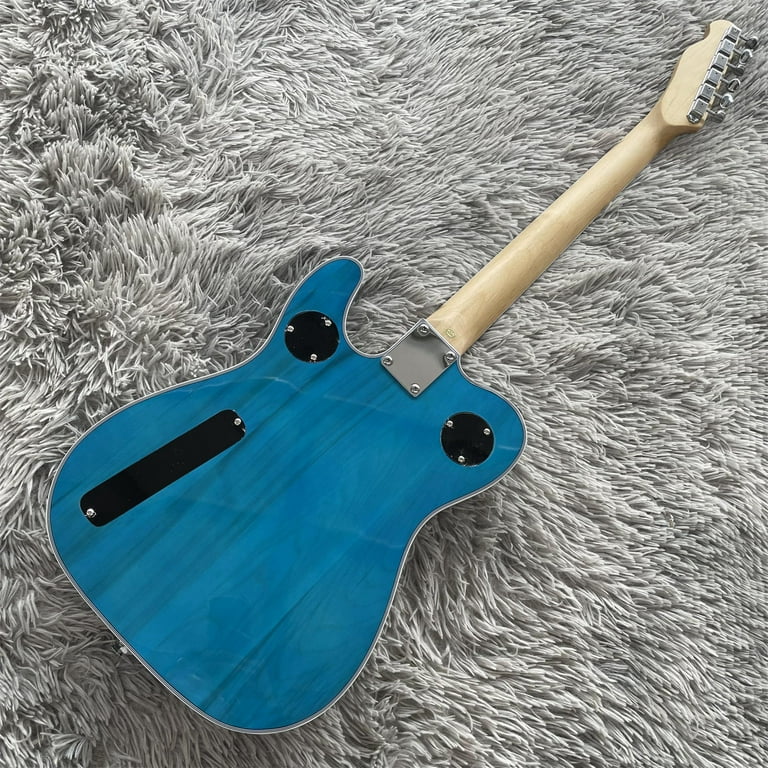 Zuwei Blue Semi-Hollow Body ZW-TL Electric Guitar Custom Shop 22