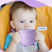 HEQUSIGNS Silicone Baby Feeding Set, Dark Purple, 8 Piece