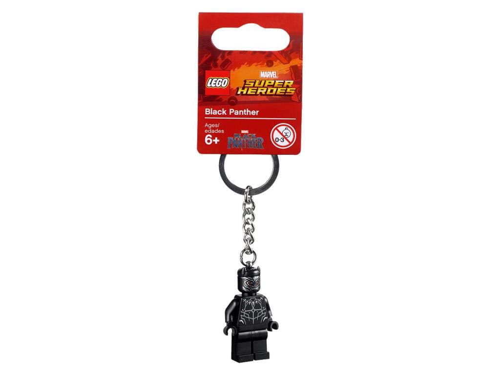 Lego Marvel Super Heroes Black Panther Keychain New with