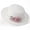White, variant on Women's Hepburn Style Straw Sun Hat Floral Pearl Decorated Wide Brim UV Protection Bucket Hat