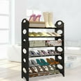 thumbnail image 1 of GoDecor 6 Tier Free Standing Shoe Tower Rack Organizer Space Saving Storage, 1 of 6