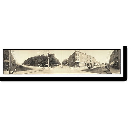 Historic Print, IA Charles City 1907 PHOTO, Width 11" x Length 49"