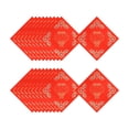 thumbnail image 4 of Drezz 10 Pcs Couplets du Nouvel An Chinois Rouge Xuan Doufang Papier Inscriptible Vierge Caractères Fu Papier Calligraphie Papier de Riz Rouge Couplets de Porte Adaptés pour Festival Culturel Asiatique Famille 20 Pcs 34cm, 4 of 8