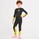 thumbnail image 3 of Soidarity DIVE SAIL Neopreno Niños Traje de buceo Cuello 2.5mm UPF 50 Mantener caliente Deportes acuáticos Snorkeling Playa Jugar Traje de Deportes acuáticos Gris S Soidarity OD003304-01, 3 of 6