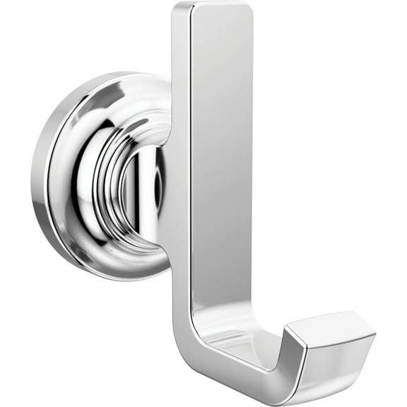 Delta Tetra Bath Towel & Robe Hook Polished Chromel Finish