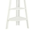 thumbnail image 3 of Furniture of America Lyss Contemporary 5 Tier Wooden Corner Ladder Shelf, White, 3 of 6