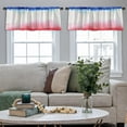 thumbnail image 5 of LALILO Kitchen Curtain Valance Night City Night City Street Rod Pocket Window Curtain 52"x 18" Set of 2, 5 of 7