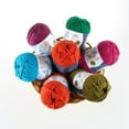 thumbnail image 6 of Milk Sweet Soft Cotton Baby Knitting Wool Yarn Thick Yarn Fiber Velvet Yarn Hand Knitting Wool Crochet Yarn for DIY Sweater black, 6 of 9