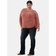 thumbnail image 2 of Terra & Sky Women’s Plus Thermal Tunic Top, Sizes 0X-4X, 2 of 5