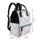 thumbnail image 2 of Easygdp Bunny cartoon with easter para Bolsa de Bebé de Gran Capacidad con Múltiples Bolsillos, Bolsa de Pañales para Padres, Bolsa de Viaje Organizada y Elegante, 2 of 6