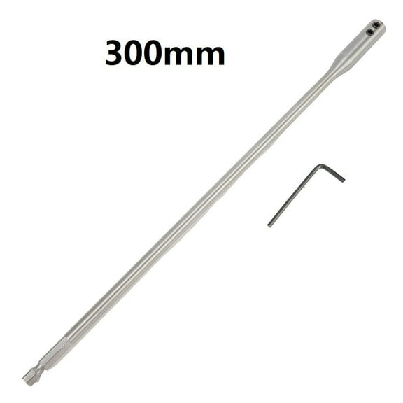 2pcs/set Drill Bit Extension Bar 150mm 300mm Hex Shank Extender Wrench Kit Tool