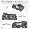 thumbnail image 3 of FORMRS Toddler Unisex Long Sleeve Top and Pants Pajama Set 2-Piece Sleepwear, Sizes 18M-8Y, Floral Raspberry Pattern, 3 of 6