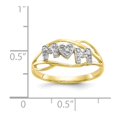 thumbnail image 2 of 10K & Rhodium Mom Ring, 2 of 2