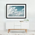 thumbnail image 2 of Blue Sky - Photography Nature Minimalist Landscape Pastel Black Framed Wall Art Print 8 x 12 inches, 2 of 4