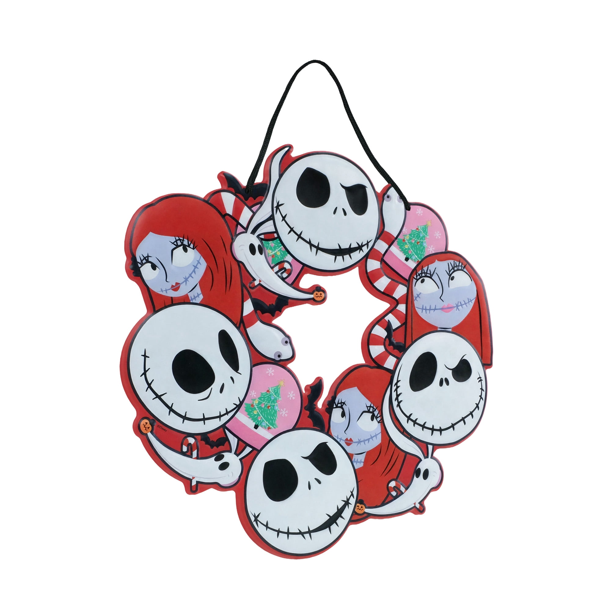 The Nightmare Before Christmas 15 Inch Metal Christmas Wreath