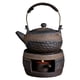 thumbnail image 5 of Tetera de cerámica gruesa para calentar té, estilo antiguo, hecha a mano, juego de té de cerámica para hervir, juego de té de kung fu, 5 of 5
