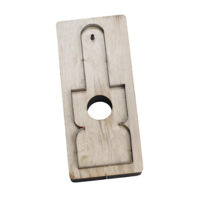 Plantilla de corte de cuero para auriculares, plantilla para hacer fundas, plantilla de perforación multifunción para accesorios para principiantes de Para aire pod2 A