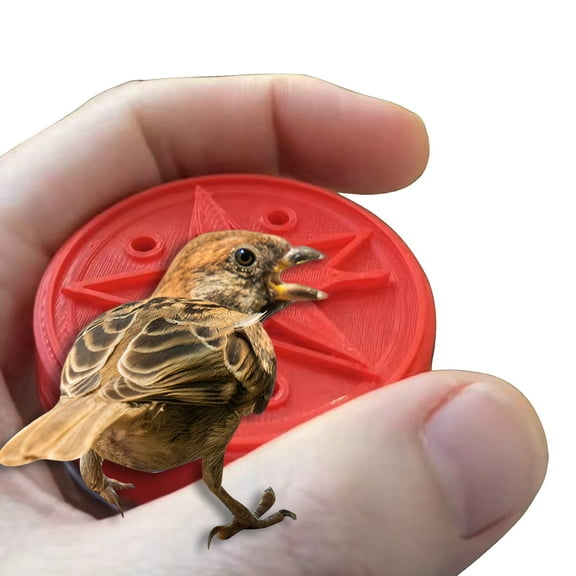 Cheers US Hummingbird Ring Feeder (Red) - 2022 New Hand Held Hummingbird Feeder Hand Feed Hummingbirds Right in Your Backyard. Get up Close and Personal with Nature