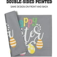 thumbnail image 5 of Happy Easter Placemats Set of 4, 12" X 18" Cute Bunny Ear Linen Table Place Mat, Colorful Hanging Easter Eggs Heat Resistant Table Mats for Dining Kitchen Home Holiday Decor, 5 of 6