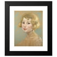 thumbnail image 2 of Alice Pike Barney 12x14 Black Modern Framed Museum Art Print Titled - Blonde Girl (1927), 2 of 5