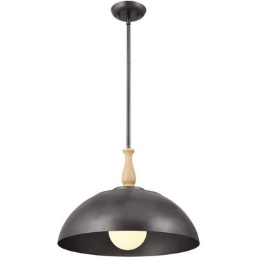 52477AVI-Kichler Lighting-Fira - 1 Light Pendant In Homestead Style-13.75 Inches Tall and 18 Inches Wide-Anvil Iron Finish