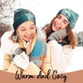 thumbnail image 4 of Yiaed Polar Bear On Iceberg Print Winter Beanie for Men Women, Fleece Lined Beanie Soft Warm Knit Hat Ski Stocking Cuffed Ca, 4 of 6