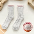 thumbnail image 3 of NMMUED Christmas Socks for Women Christmas Fuzzy Socks Cute Socks Fluffy Christmas Socks Funny Fuzzy Socks Christmas Gifts for Girlfriend Warm Socks for Women Beige One Size, 3 of 3