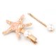 thumbnail image 3 of Clips de estrella de mar de perlas falsas, 2 piezas de pinzas para el cabello de concha de estrella de mar de perlas falsas, accesorios fieles a su promesa, 3 of 12