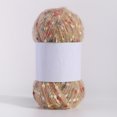 thumbnail image 1 of Xiao Hua Rollo de 50 g de hilos de mohair con puntos de colores, hilo suave para tejer a mano, ganchillo, para bufandas, chales y manualidades., 1 of 4